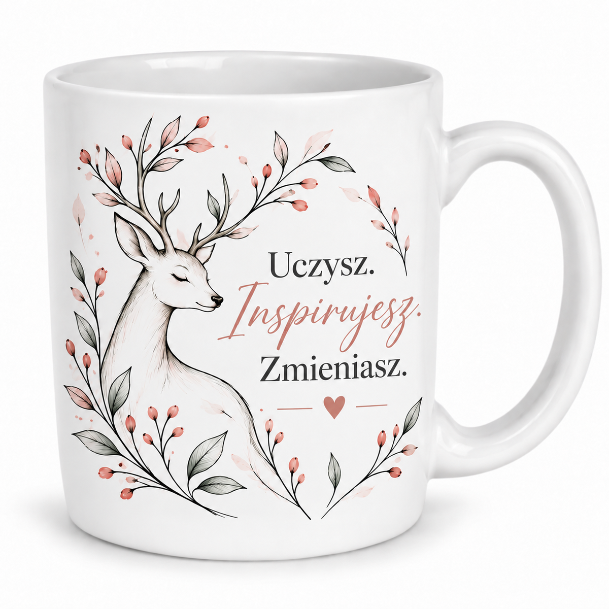 Kubek dla Nauczycielki „Uczysz. Inspirujesz. Zmieniasz.” – Leśna Inspiracja